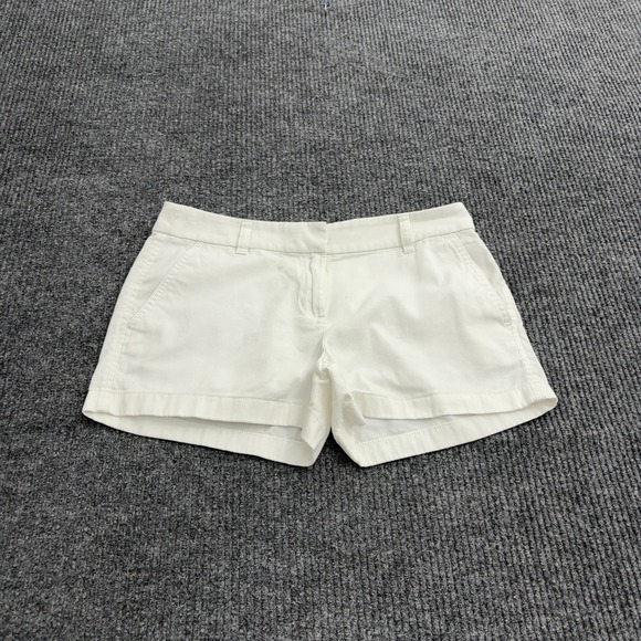 J.Crew Pants - J Crew Shorts Womens 4 White Cotton Chino Casual Classic Preppy